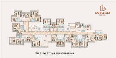 Project Image of 308.06 - 640.45 Sq.ft 1 BHK Apartment for buy in Paradise Noble Sky