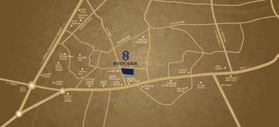 Project Image of 2250.0 - 2880.0 Sq.ft 3 BHK Apartment for buy in Tameer Seventh Heaven