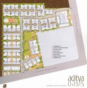 Project Image of 390.06 - 747.0 Sq.ft 1 BHK Apartment for buy in JP Aditya Oasis