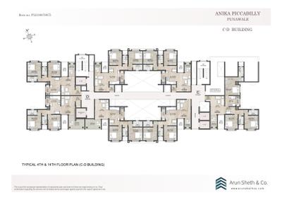 Project Image of 766.29 - 867.27 Sq.ft 2 BHK Apartment for buy in Anika Piccadilly
