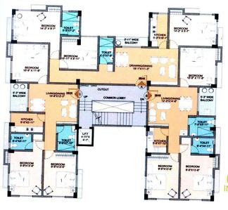 Project Image of 827.0 - 1406.0 Sq.ft 2 BHK Apartment for buy in Devi Darshan