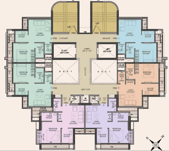 Project Image of 278.79 - 321.95 Sq.ft 1 BHK Apartment for buy in JVM Aroma