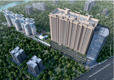 Project Image of 0.0 - 664.03 Sq.ft 2 BHK Apartment for buy in Shree Venkatesh Midori Tower Phase 4