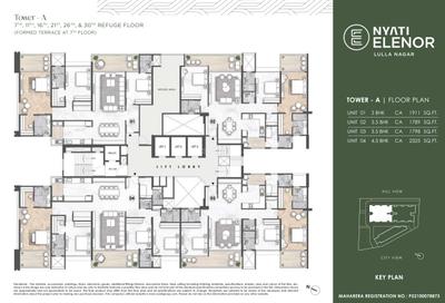 Project Image of 2427 Sq.ft 3.5 BHK Apartment / Flat for sale in Bibwewadi for Rs. 48000000
