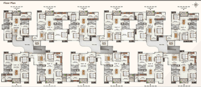 Project Image of 1432.0 - 1745.0 Sq.ft 3 BHK Apartment for buy in Sreevatsa Viswa