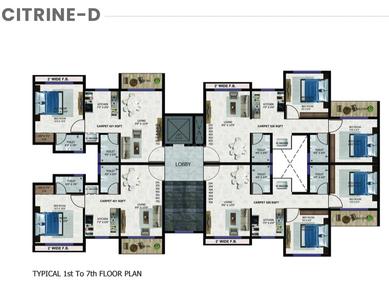 Project Image of 230.0 - 551.0 Sq.ft 1 RK Apartment for buy in The Green Sapphirre