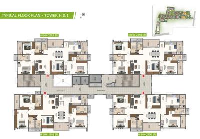 Project Image of 1335.0 - 2400.0 Sq.ft 3 BHK Apartment for buy in Pavani Mirabilia Phase II