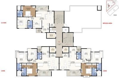 Project Image of 1005 Sq.ft 2 BHK Apartment / Flat for sale in Hinjawadi Phase 2 for Rs. 7600000