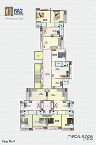 Project Image of 421.41 - 586.63 Sq.ft 1 BHK Apartment for buy in Raj Square