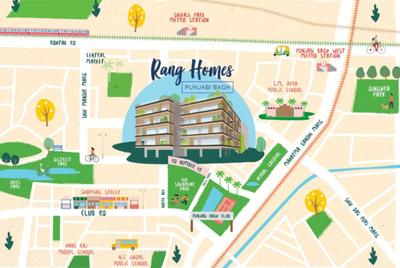 Project Image of 2713.24 - 2824.0 Sq.ft 4 BHK Apartment for buy in Indo Rang Homes Punjabi Bagh