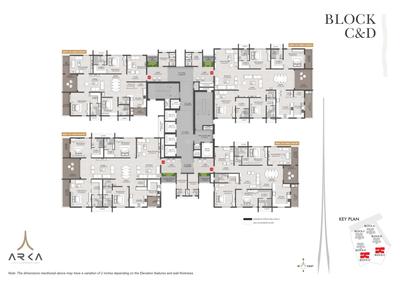 Project Image of 2120.0 - 4410.0 Sq.ft 3 BHK Apartment for buy in Arka