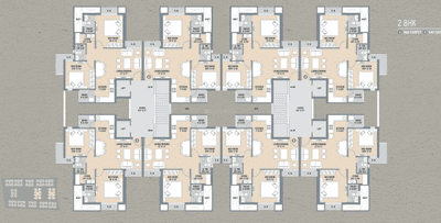 Project Image of 641 Sq.ft 2 BHK Apartment / Flat for sale in Madhapar for Rs. 4800000