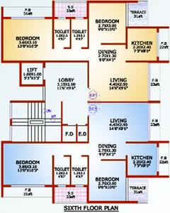 Project Image of 0.0 - 1144.0 Sq.ft 2 BHK Apartment for buy in Apollo One