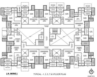 Project Image of 358.0 - 462.0 Sq.ft 1 BHK Apartment for buy in Tulsi Ratna A And C Wing