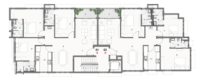 Project Image of 1725.0 - 1740.0 Sq.ft 3 BHK Apartment for buy in Ceebros Vedhagam