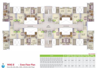 Project Image of 272.0 - 628.0 Sq.ft 1 BHK Apartment for buy in VTP Purvanchal Phase1 AB