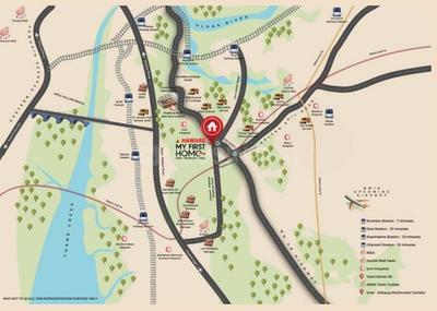 Haware My First Home Shil Phata Phase 2 Bldg 1 Location Plan 1