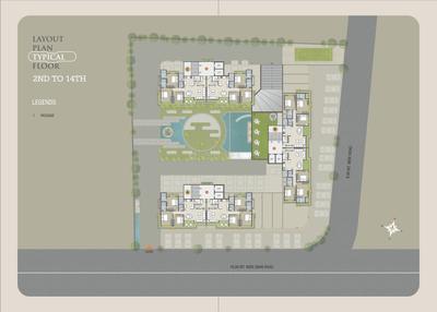 Project Image of 1223.0 - 2456.0 Sq.ft 3 BHK Apartment for buy in Ved Courtyard Palladium