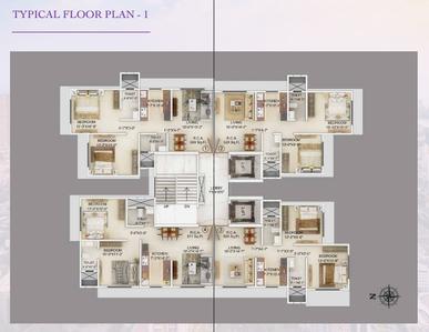 Project Image of 529.0 - 598.0 Sq.ft 2 BHK Apartment for buy in Kamla Sukhshanti