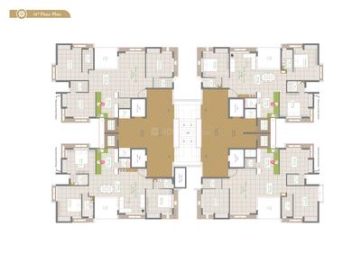 Project Image of 1107.39 - 1110.62 Sq.ft 3 BHK Apartment for buy in Shubh Hilton Bellevue