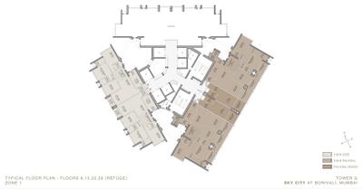 Project Image of 390.95 - 1855.91 Sq.ft Studio Studio Apartment for buy in Oberoi Sky City Tower G