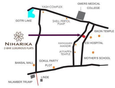 Project Image of 501.38 - 535.5 Sq.ft 2 BHK Apartment for buy in Shivsai Niharika Park Apartment CHSL