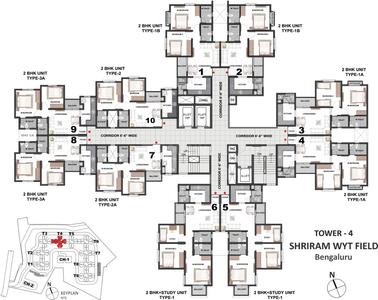Project Image of 735.0 - 1055.0 Sq.ft 2 BHK Apartment for buy in Shriram WYTField