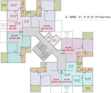 Project Image of 424.0 - 597.0 Sq.ft 1 BHK Apartment for buy in Shree Dharamaraj Raajlaxmi Greens A And B