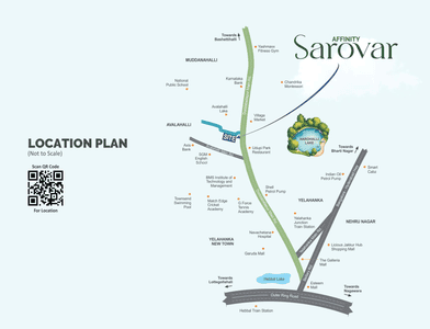 Project Image of 1220.0 - 1715.0 Sq.ft 2 BHK Apartment for buy in Affinity Sarovar