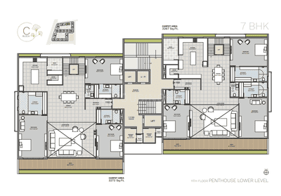 Project Image of 1911.0 - 6203.0 Sq.ft 3 BHK Apartment for buy in Avadh Ercole