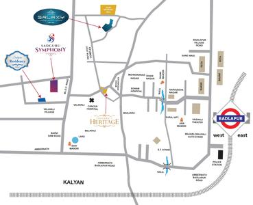 Project Image of 243.0 - 540.0 Sq.ft 1 RK Apartment for buy in Sadguru Symphony