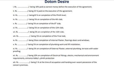 Project Image of 664.35 - 750.03 Sq.ft 2 BHK Apartment for buy in Dotom Desire