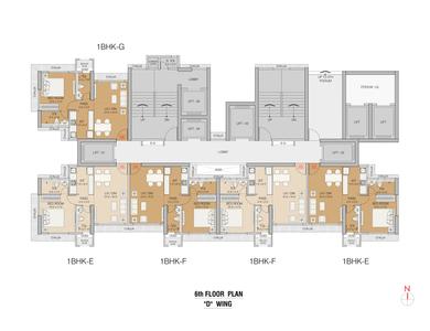 Project Image of 683.0 - 1011.0 Sq.ft 2 BHK Apartment for buy in Ruparel Stardom