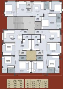 Project Image of 795.0 - 812.0 Sq.ft 3 BHK Apartment for buy in G B Nilesh Apartment