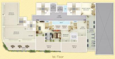 Project Image of 310.0 - 421.0 Sq.ft 1 BHK Apartment for buy in Unimont Coral