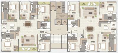 Project Image of 2890.65 - 4331.4 Sq.ft 4 BHK Apartment for buy in Avadh Miliana
