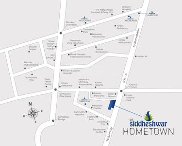 Project Image of 698.0 - 986.0 Sq.ft 2 BHK Apartment for buy in Shree Siddheshwar Hometown
