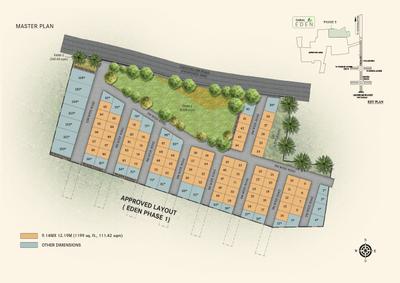 Project Image of 940.34 - 3162.54 Sq.ft Residential Plot Plot for buy in Century Eden Phase 5
