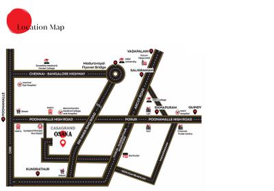 Project Image of 1430.0 - 2518.0 Sq.ft 3 BHK Apartment for buy in Casagrand Osaka