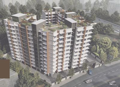 H K Pujara Builders Powai Project Elevation 1