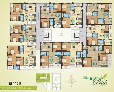 Project Image of 1055.0 - 1515.0 Sq.ft 2 BHK Apartment for buy in Elegant Pride