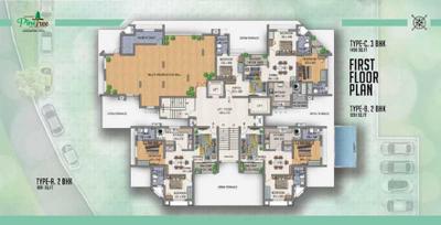 Project Image of 1091.0 - 1496.0 Sq.ft 2 BHK Apartment for buy in Arya Bhangy Pine Tree