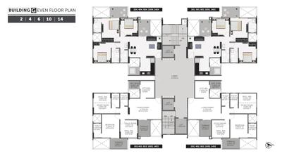 Project Image of 506.55 - 748.63 Sq.ft 2 BHK Apartment for buy in Pristine Greens Phase III