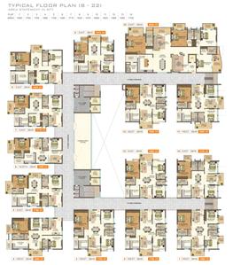 Project Image of 1476 Sq.ft 3 BHK Apartment / Flat for sale in Financial District for Rs. 22000000