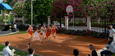 Assotech Hills Ranchi Sector 2 Basketball Court 3