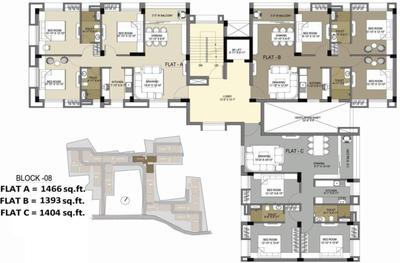 Project Image of 1214.0 - 1517.0 Sq.ft 2 BHK Apartment for buy in Sanjeeva Shree