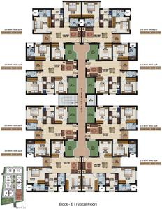 Project Image of 801.0 - 1109.0 Sq.ft 2 BHK Apartment for buy in Sidharth Dakshin