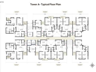 Project Image of 702.02 - 989.96 Sq.ft 2 BHK Apartment for buy in Aakar Topaz