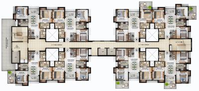 Project Image of 688.0 - 816.0 Sq.ft 2 BHK Apartment for buy in Merlin Skygaze