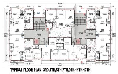Project Image of 554.13 - 628.18 Sq.ft 2 BHK Apartment for buy in Agastya Shyam Shivalik